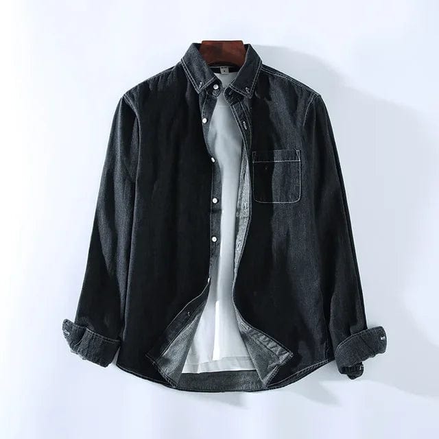 Ethan Classic Denim Button-Up