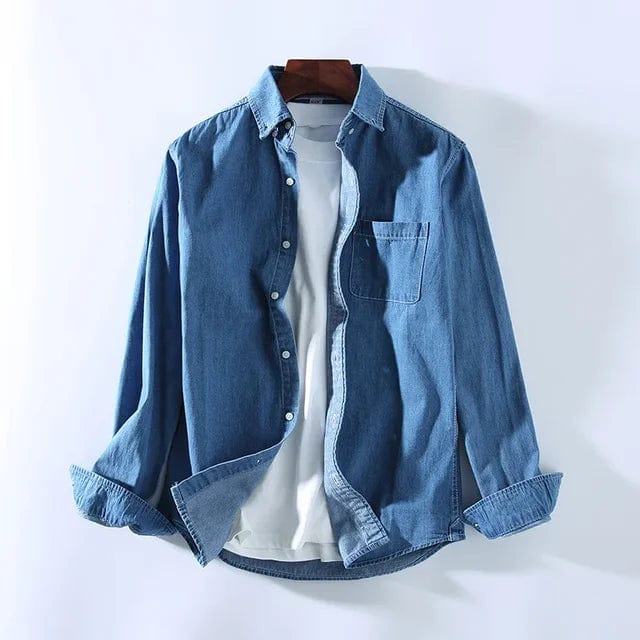 Ethan Classic Denim Button-Up