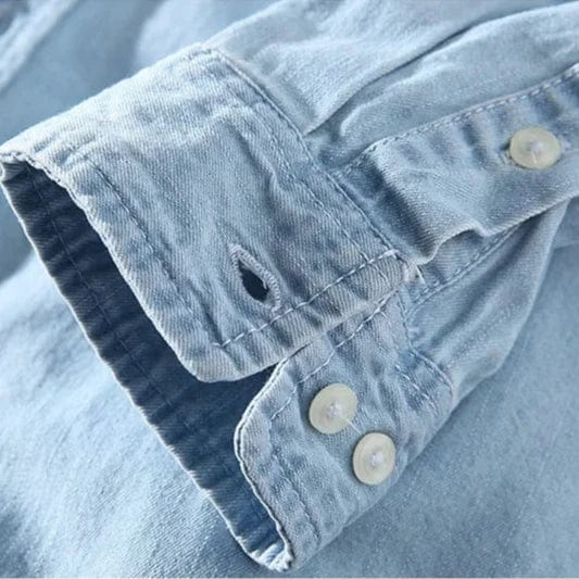 Ethan Classic Denim Button-Up