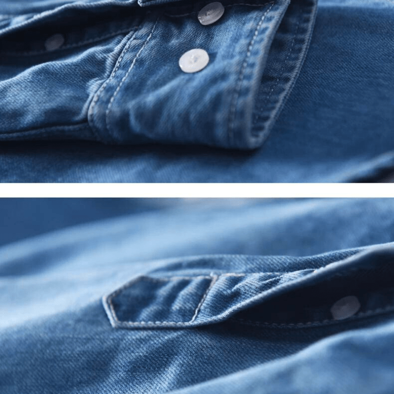 Ethan Classic Denim Button-Up